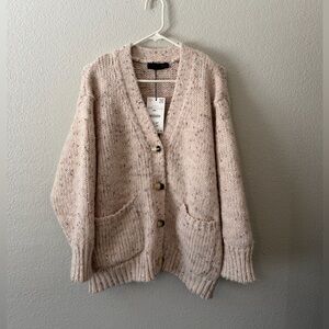 Zara women’s oversized knit cardigan size XS-S